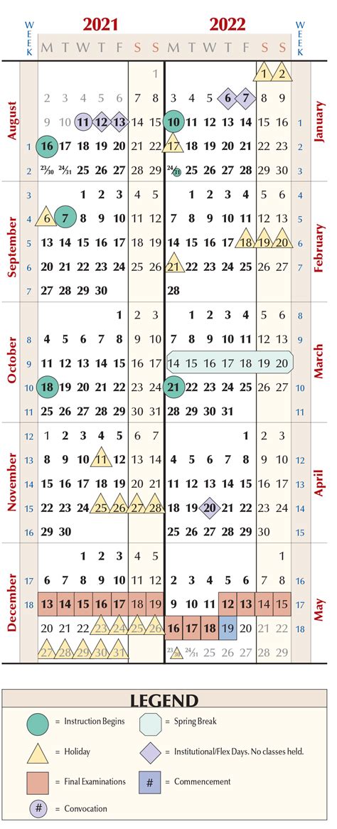 Iup Calendar Spring 2022